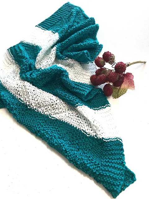PDF Pattern Knit Fresh Mint Tea Towel
