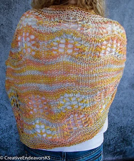 PDF Pattern Knit Island Fruitcakes Shawl