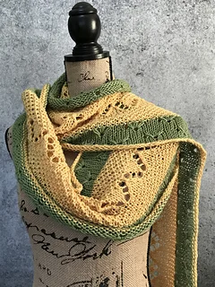 PDF Pattern Knit Dandelion Wine Scarf
