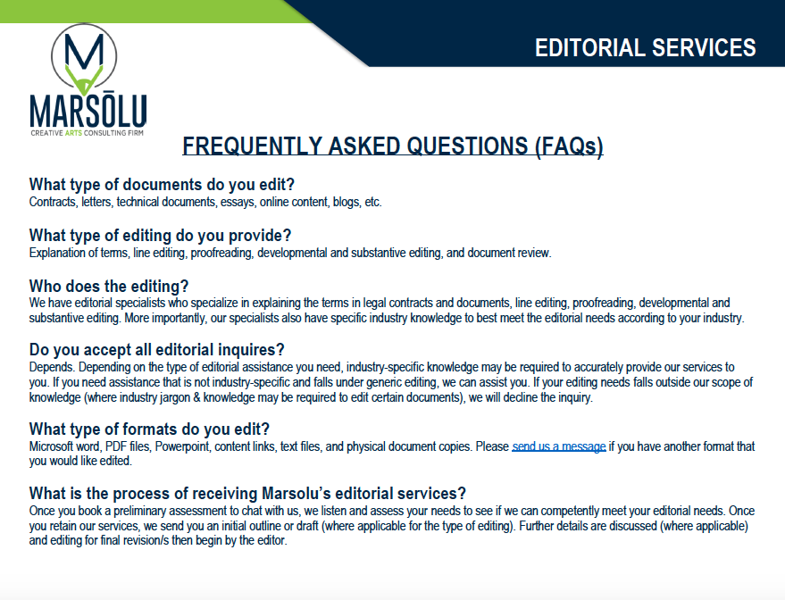 FAQs
