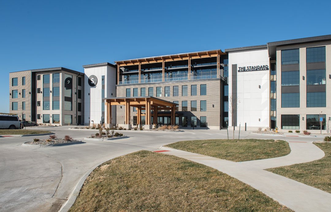   The Standard at 36th is one of three apartment projects residential development company Caliber Iowa has under way in the Des Moines area. It is also developing a 174-unit project in Waukee called West Light. A similar project is planned in Urbanda