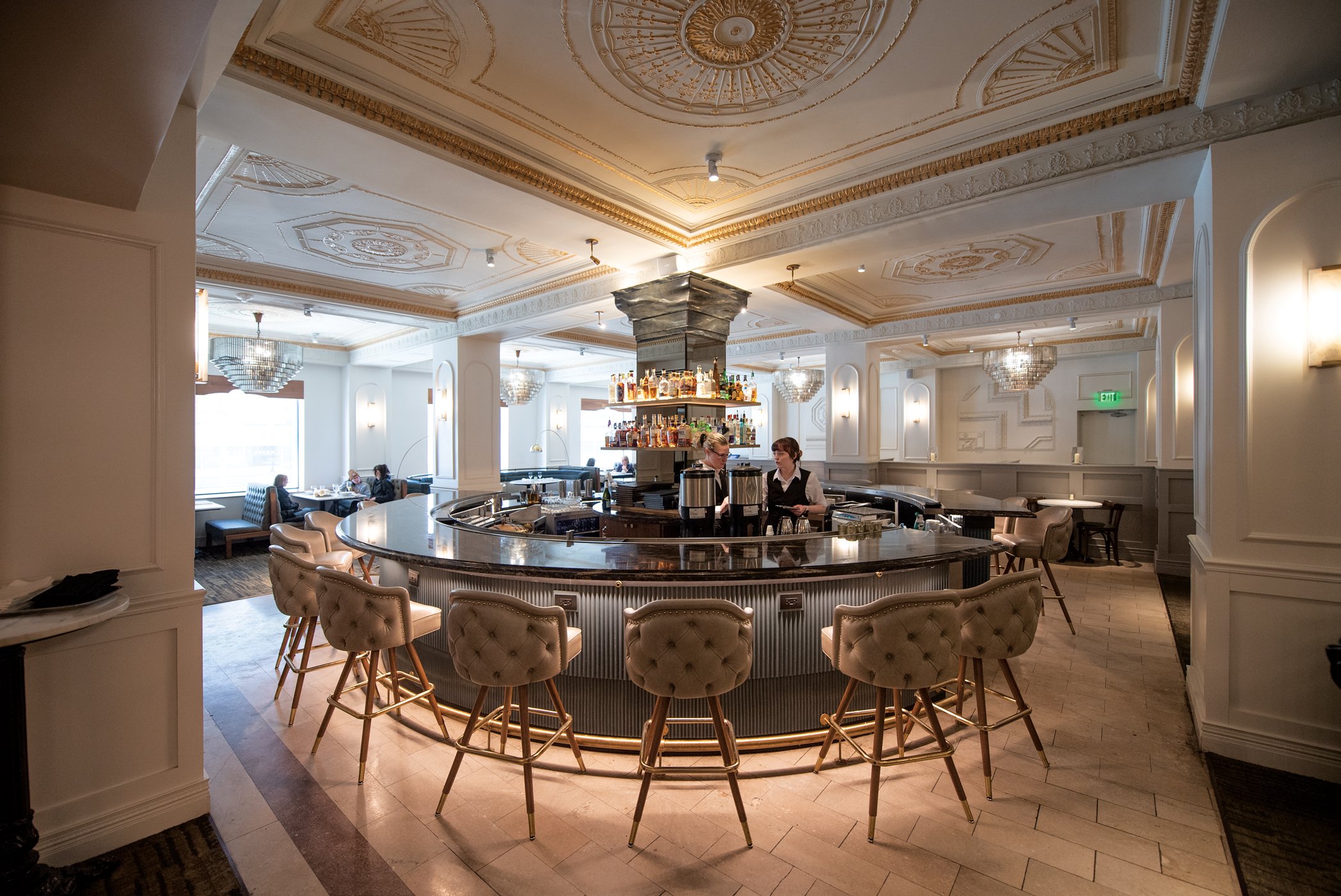  The restaurant Proudfoot and Bird at the Hotel Fort Des Moines is named after the architects who originally designed the building. “As you can see with my names and different things throughout the building, a lot of it was just a nod,” Patel said. “