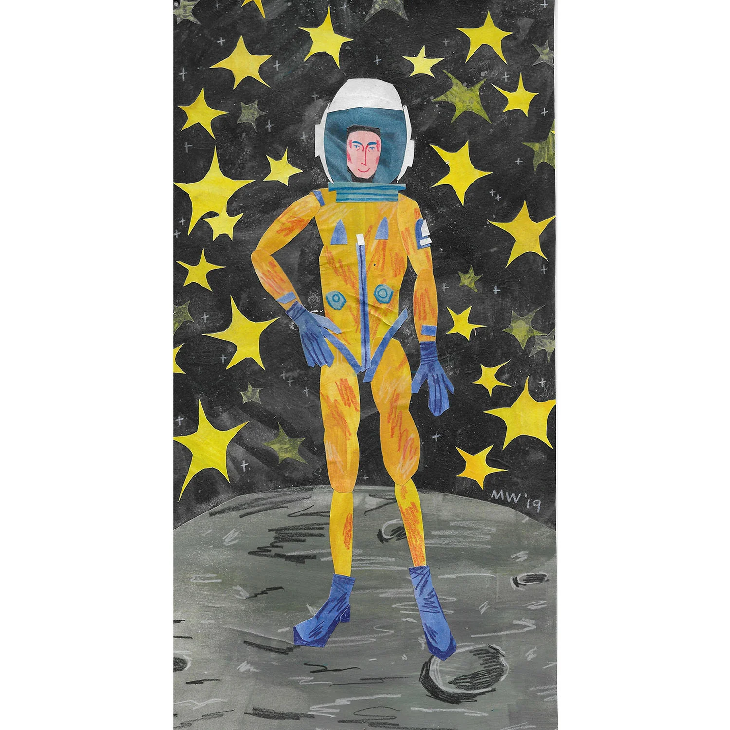 Astronaut on the Moon.