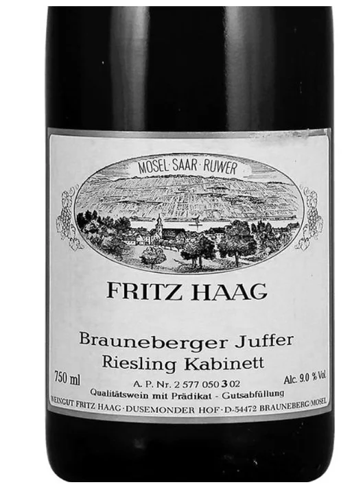 2022 Fritz Haag Brauneberger Juffer Riesling Kabinett, Mosel Germany