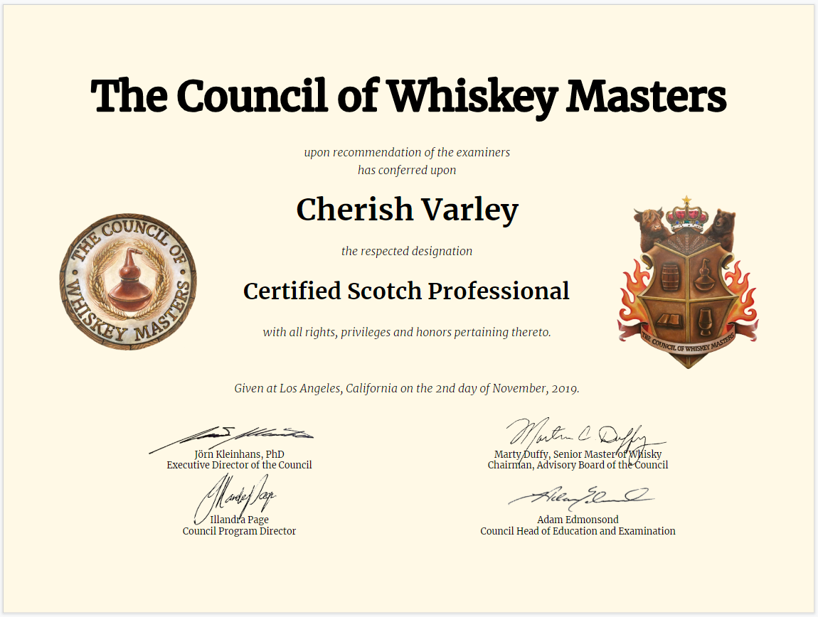 The Council of Whiskey Masters