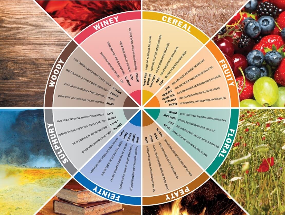 The Whisky Tasting Wheel — The Council of Whiskey Masters Scotch and