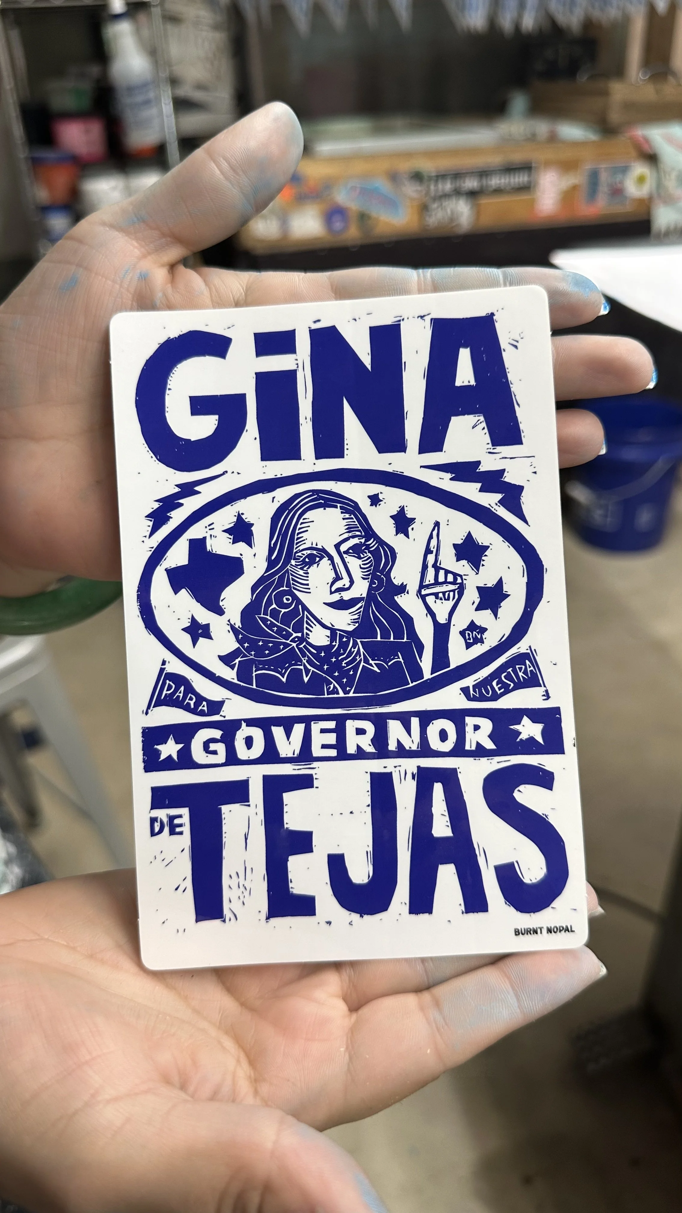 GINA sticker