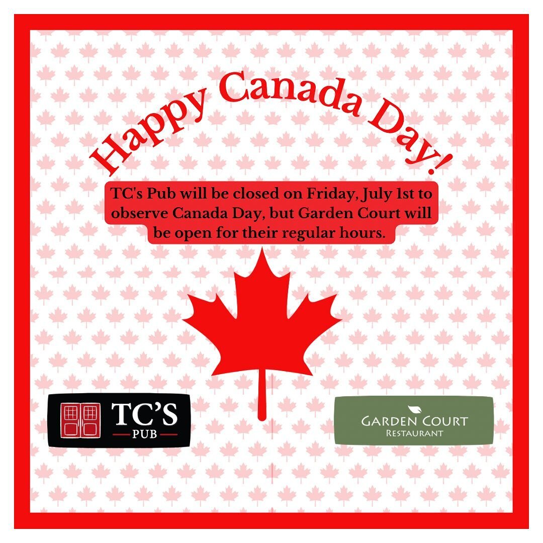🍻Cheers to Canada Day ANNND Our New Stella Artois Happy Hour Thursdays!
.
Did you know that on Thursdays (along with it being Senior&rsquo;s Day), when you come in to TC&rsquo;s between 5pm-6pm and order a Stella, you receive a complimentary Hors D&
