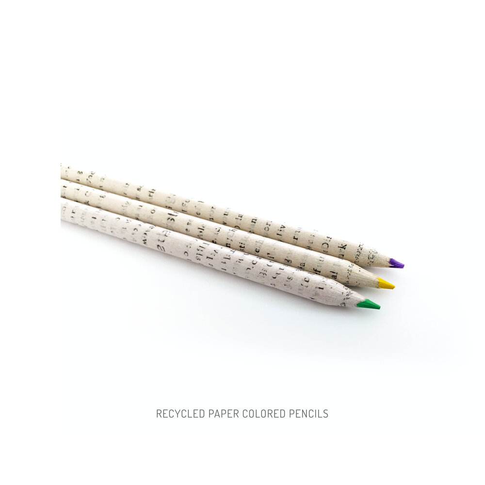 Recycled Paper Colored Pencils – Chicory Naturalist