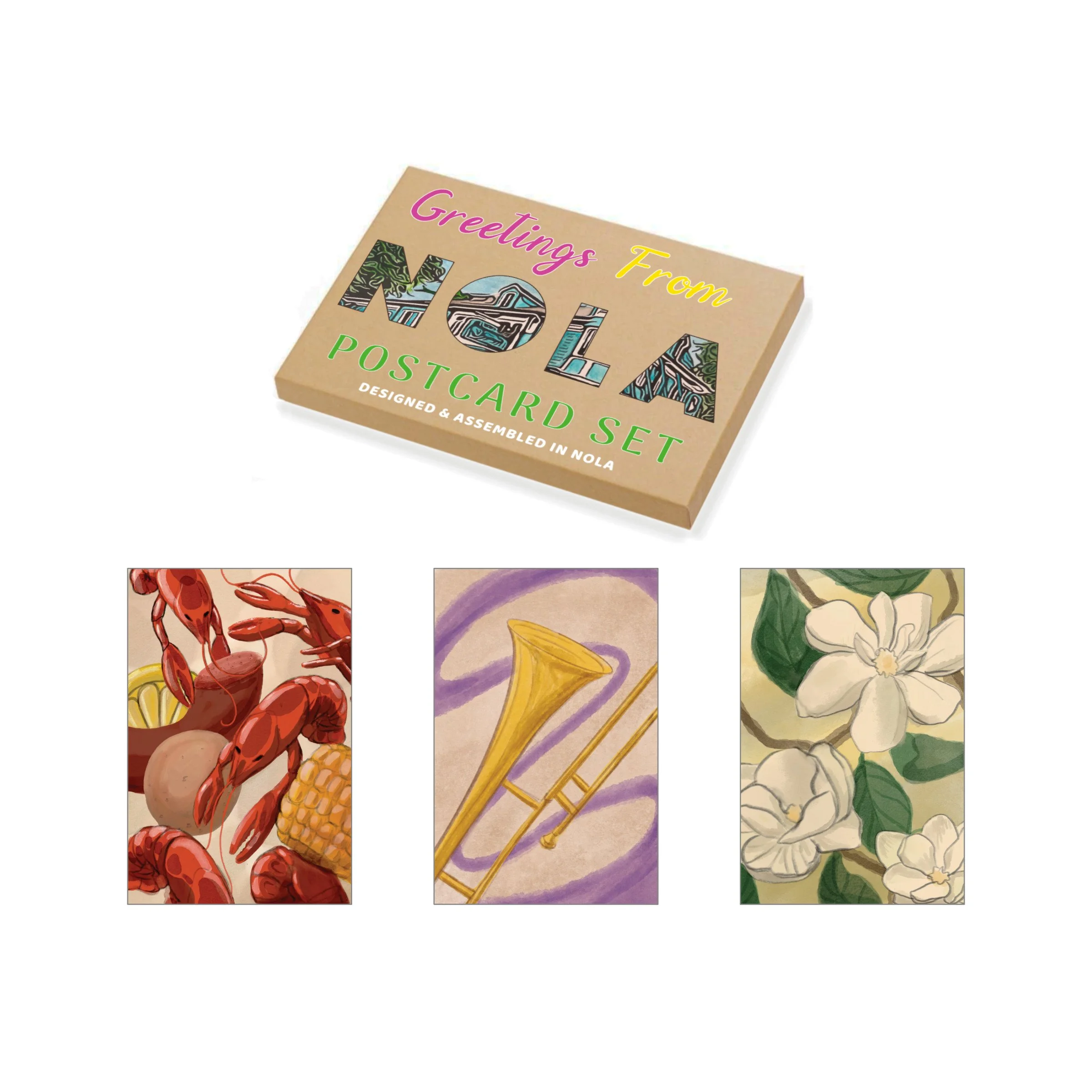 NOLA Greeting Cards Set