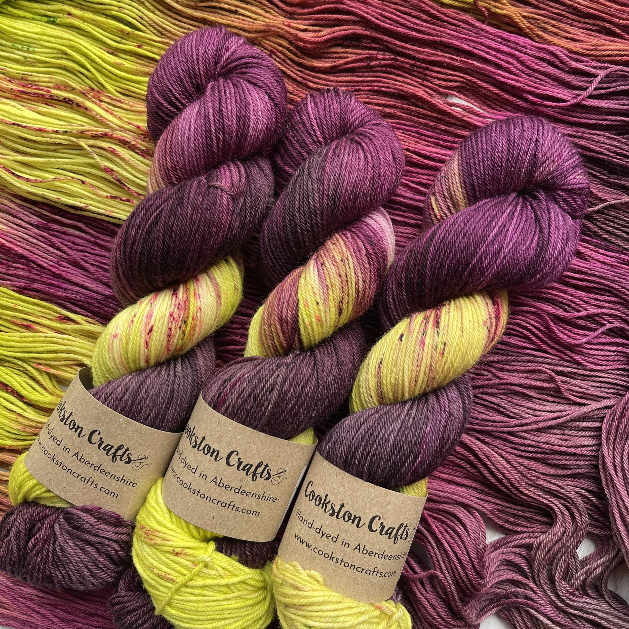 Cookston Crafts — Double Knit Yarn Hand Dyed Yarn &