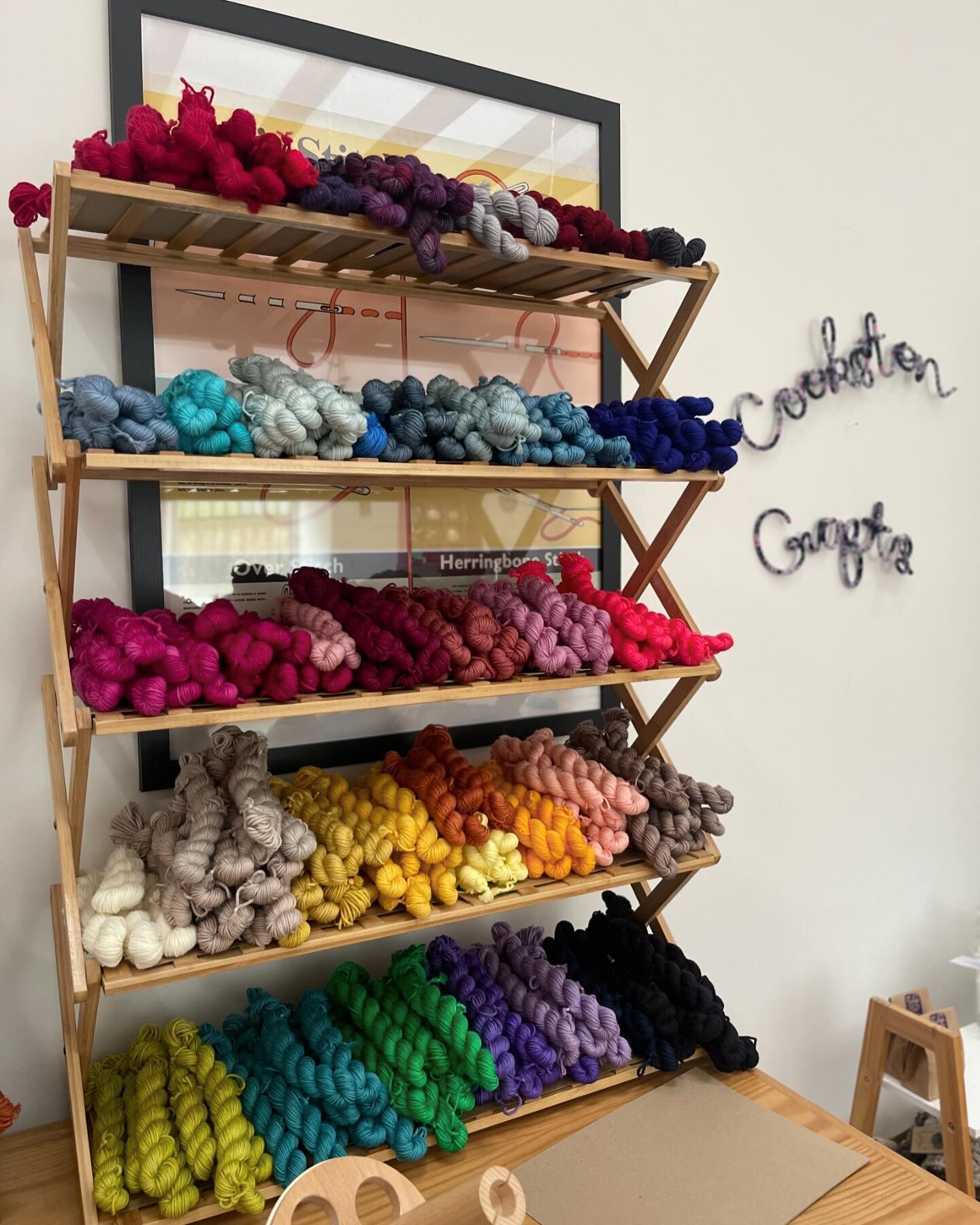 The mini skein pick n mix is slowly filling up.

These are perfect to accompany the #doodledeck and are available to pick n choose your own or there&rsquo;s mini skein sets 
where I&rsquo;ve already put together some colour options for you. 

These a