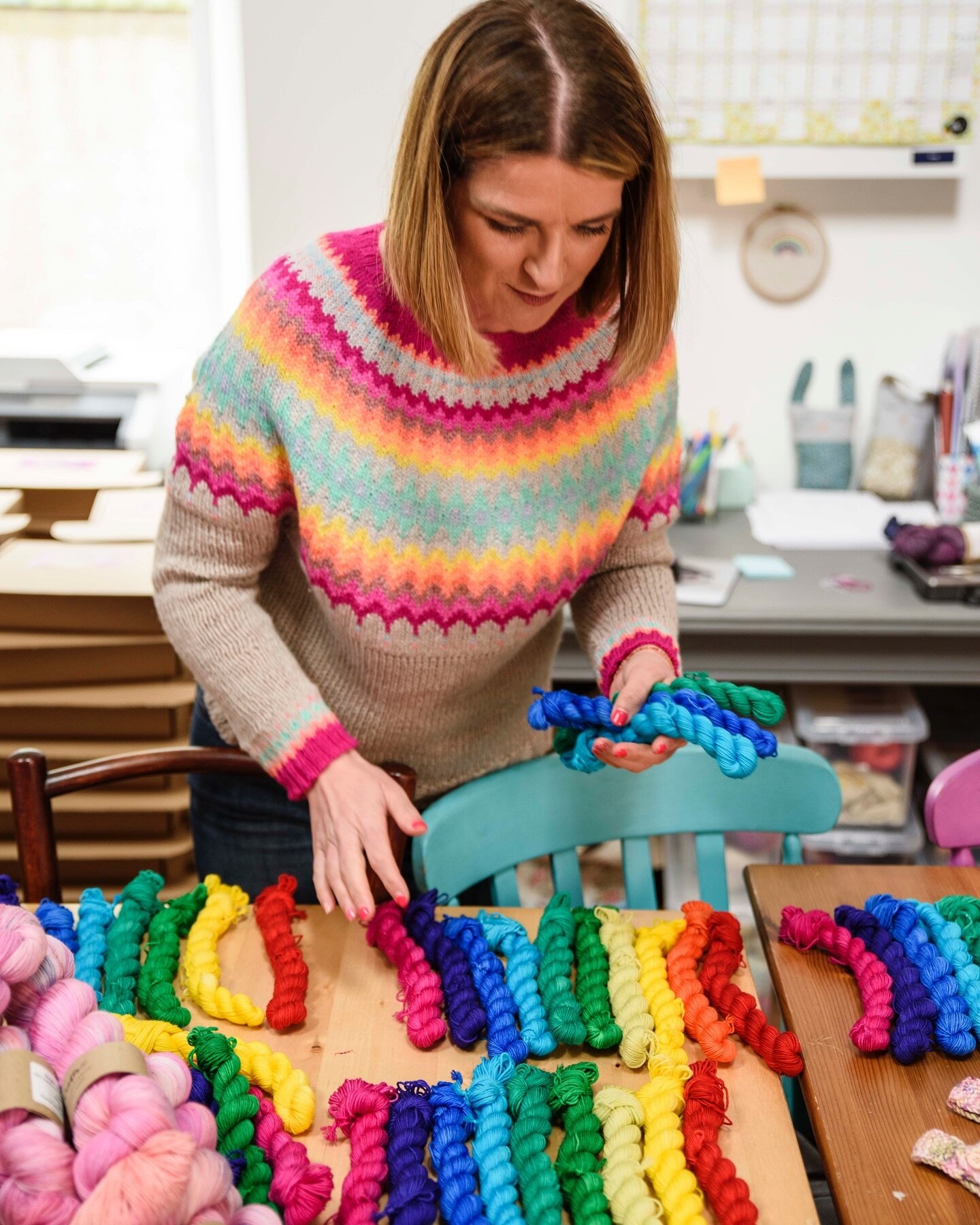 An old pic of me wearing my #wervilsweater as I&rsquo;m having a little spring clean in the workshop today and I&rsquo;m at the point where it looks worse before it looks better! 😂

I&rsquo;ll be open every Wednesday throughout the Easter holidays a