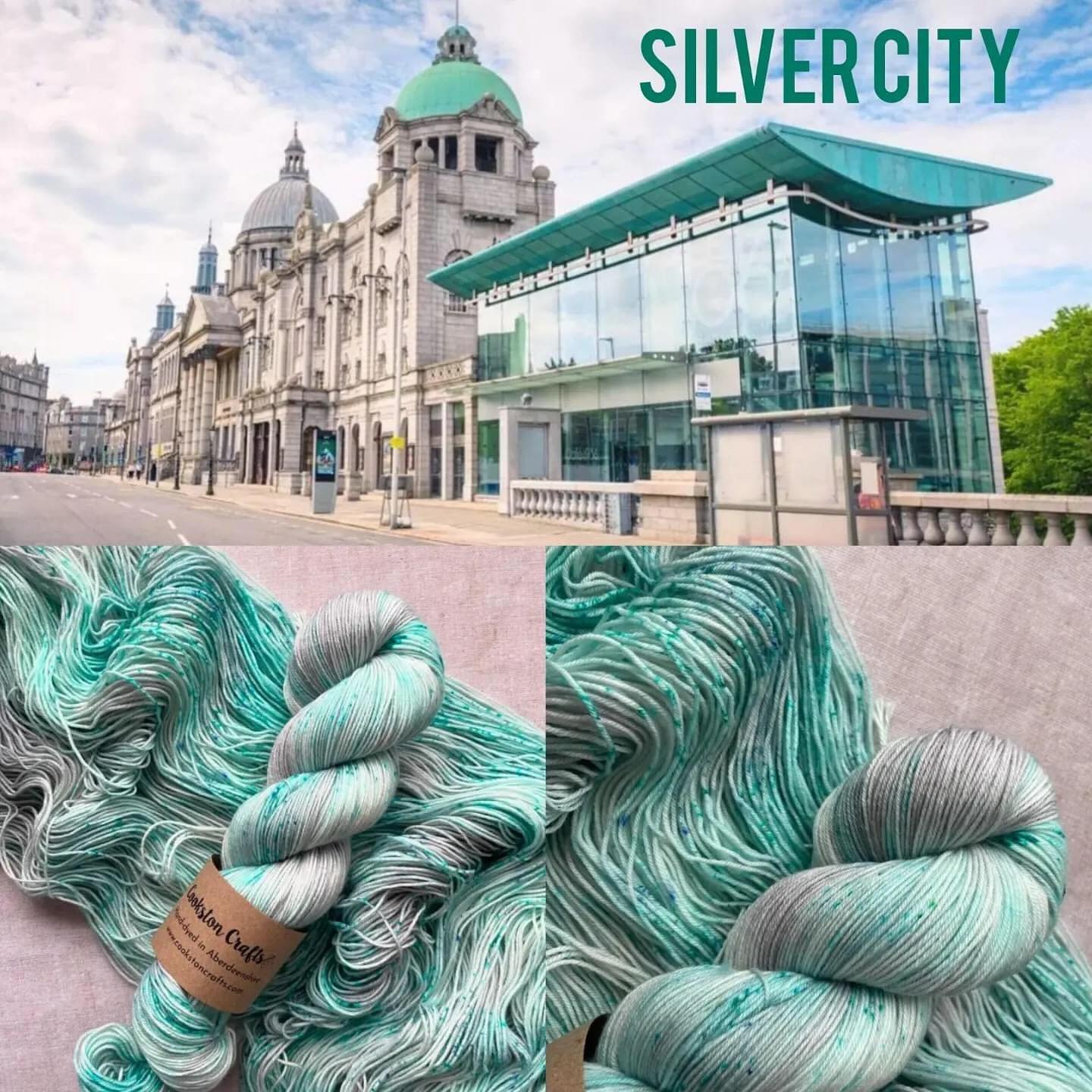 Introducing &lsquo;Silver City&rsquo; 🏙️ 🏴󠁧󠁢󠁳󠁣󠁴󠁿 

This has been created exclusively for @woolforewe in Aberdeen and it will only be available from there.

Faye and Kathy run such a brilliant yarn shop in Rosemount. It&rsquo;s where I bought 