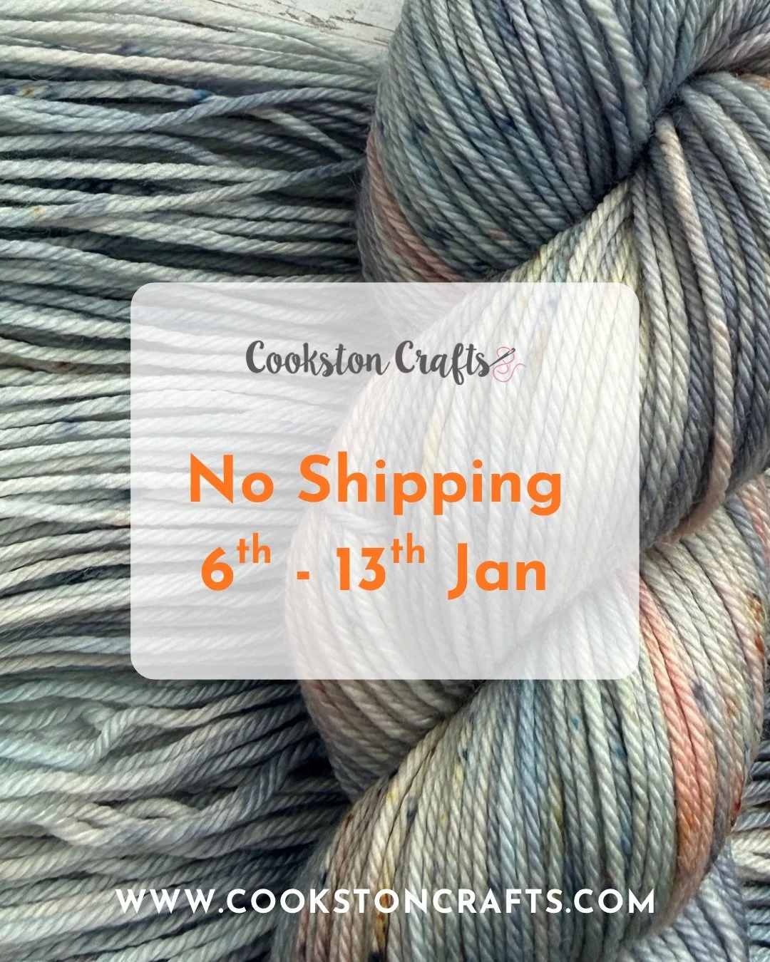 I&rsquo;m packing up the workshop today so won&rsquo;t have access to my yarn stock for at least a week. 

Thanks for all your orders over the weekend, I&rsquo;ll attempt to get to the post office later once the road is a bit clearer. ❄️ 

Anyone fan