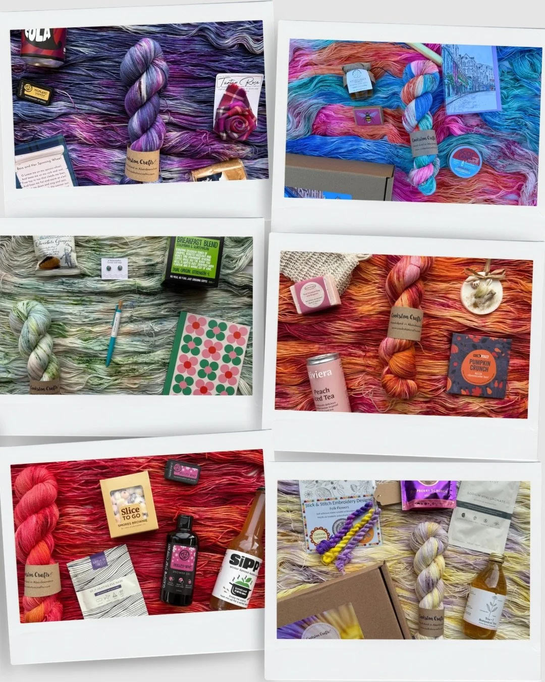 A quick look at last years treat box colours&hellip;. Which one was your favourite? 

Tartan Ribbon
Victoria Street
Lazy Daisy
Mull
Ember Lily
Winter Berry

I&rsquo;ve chosen these vibrant flowers as inspiration for the March box ➡️

They are now ava