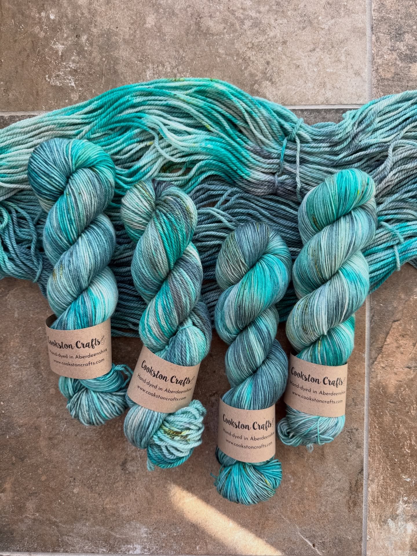 &lsquo;Craigellachie&rsquo; 

I&rsquo;ve dyed a special new colourway for our &lsquo;Meet the Maker&rsquo; event in @flockandsaunter  in Aberlour tomorrow Sat 21st Feb. 10-4pm

I have a variety of yarn bases available and will dye more next week too.