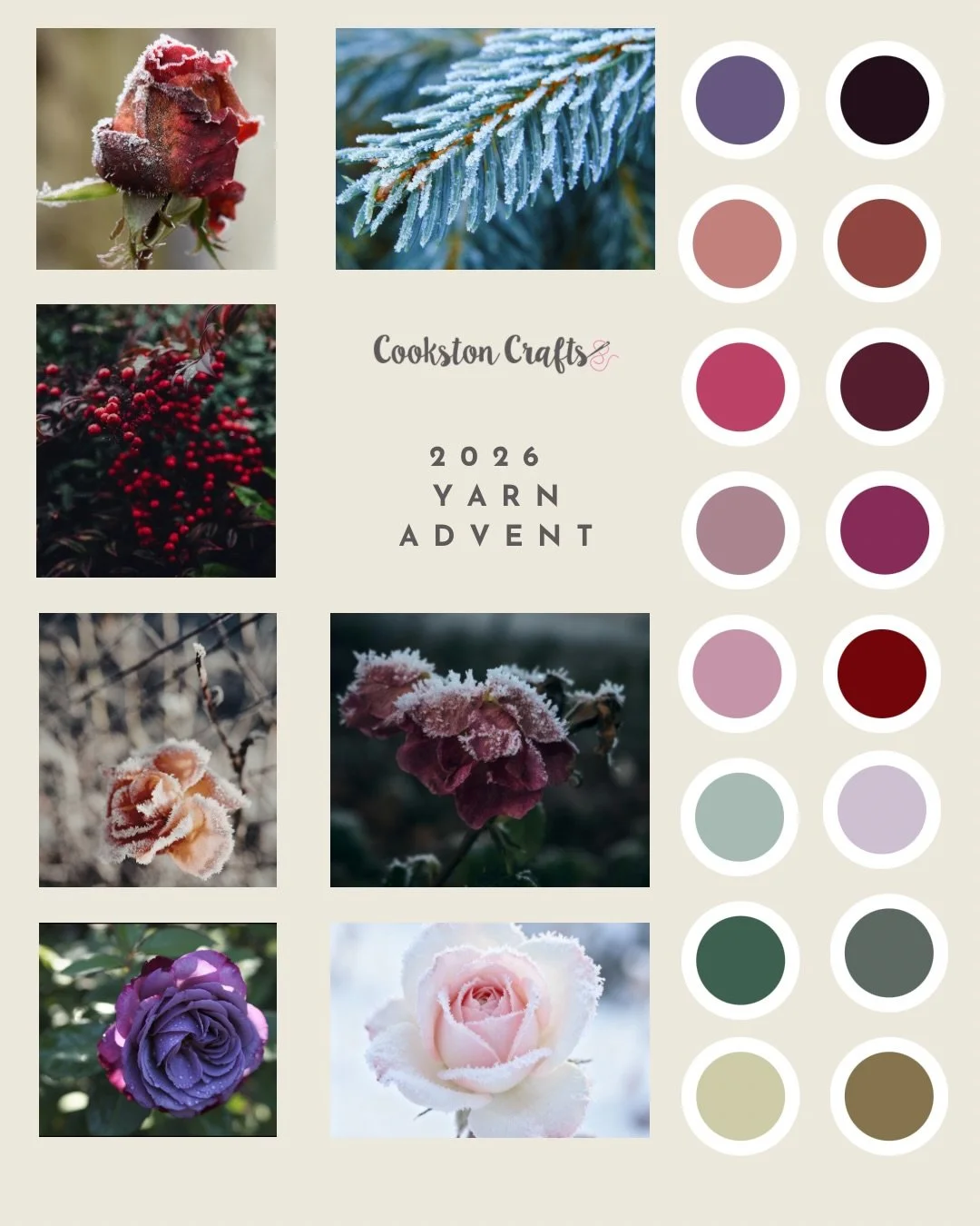 The 2026 Yarn Advent will launch on Wednesday 15th April at 8pm!

I love seeing what people make with advents and I&rsquo;ve shared a few photos of previous advents here.

There&rsquo;s also a huge board of mini skein ideas on my Pinterest page. 

I&