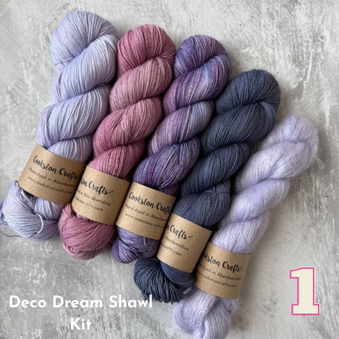 Deco Dream Shawl Kits

Available to ship now 🧶

The latest @westknits shawl has launched and I&rsquo;ve had a few requests from you for kits

Your wish is my command! ✨ 

It&rsquo;s a beautiful structured piece with lace eyelets and options for brio