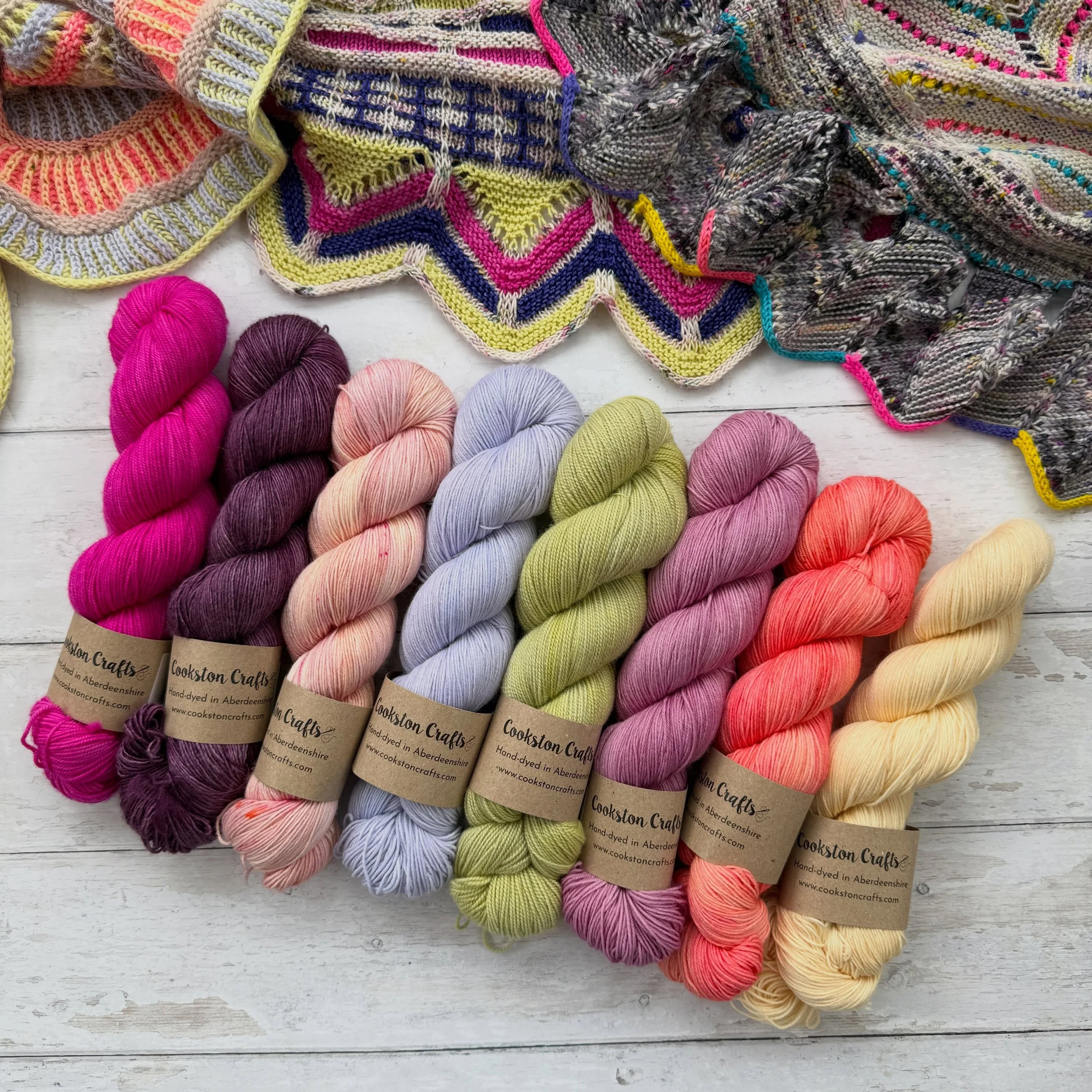 Westknits MKAL Kits are available now!

These will be dyed to order on 50g skeins of either Platinum Merino Nylon or Krypton 100% Merino. 

Sorry it took me a few days to put these together.  I was away all last week and spent all day yesterday rearr