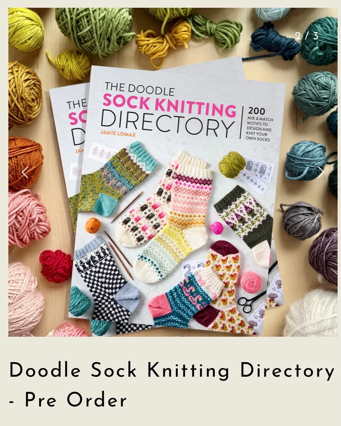 Last chance to pre order your Doodle Sock Knitting Directory which is due out next week!! 

If you&rsquo;ve been collecting the doodle decks but don&rsquo;t know what to knit with them then this book gives you clear user friendly sock knitting recipe