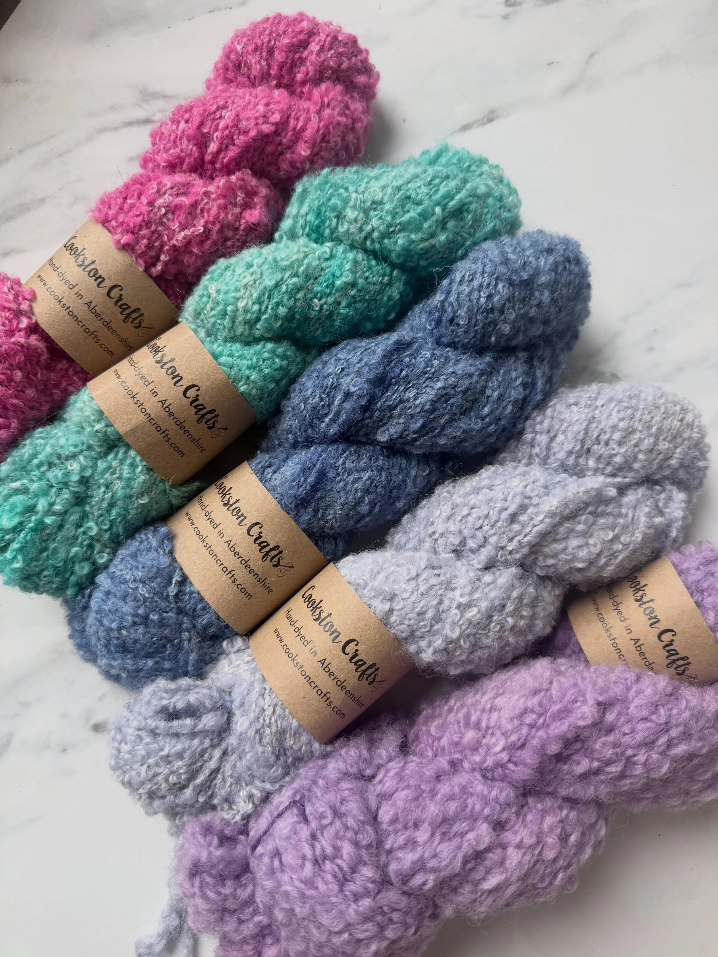 SALE!!

There&rsquo;s 20% off all Chunky Boucle yarns on the website as I need to clear some space for new yarns.

I used this snuggly base to knit an Audrey Jacket and used 3 skeins for a size 3 /94.5cm

You&rsquo;ll also find lots of other ideas fo
