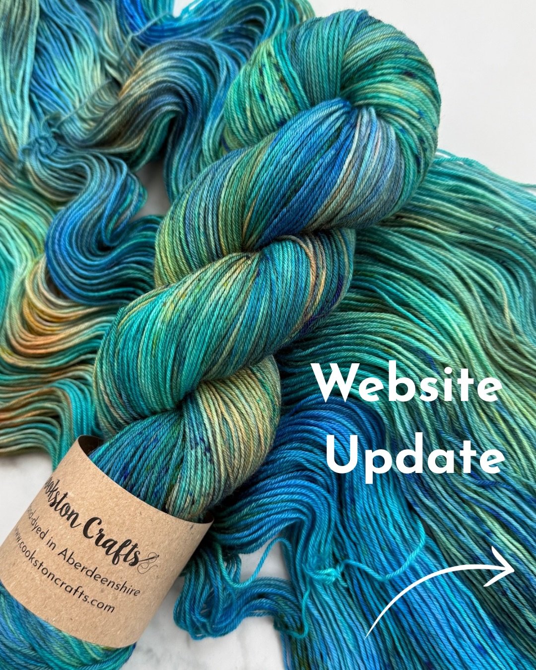 After an amazing few days at @glasgowschoolofyarn I&rsquo;ve finally put my stock room back together, done a stock take and added lots of lovely new hand dyed yarn to the website!!

The Clyde Arc colourway has sold out, but you&rsquo;ll find a pre or