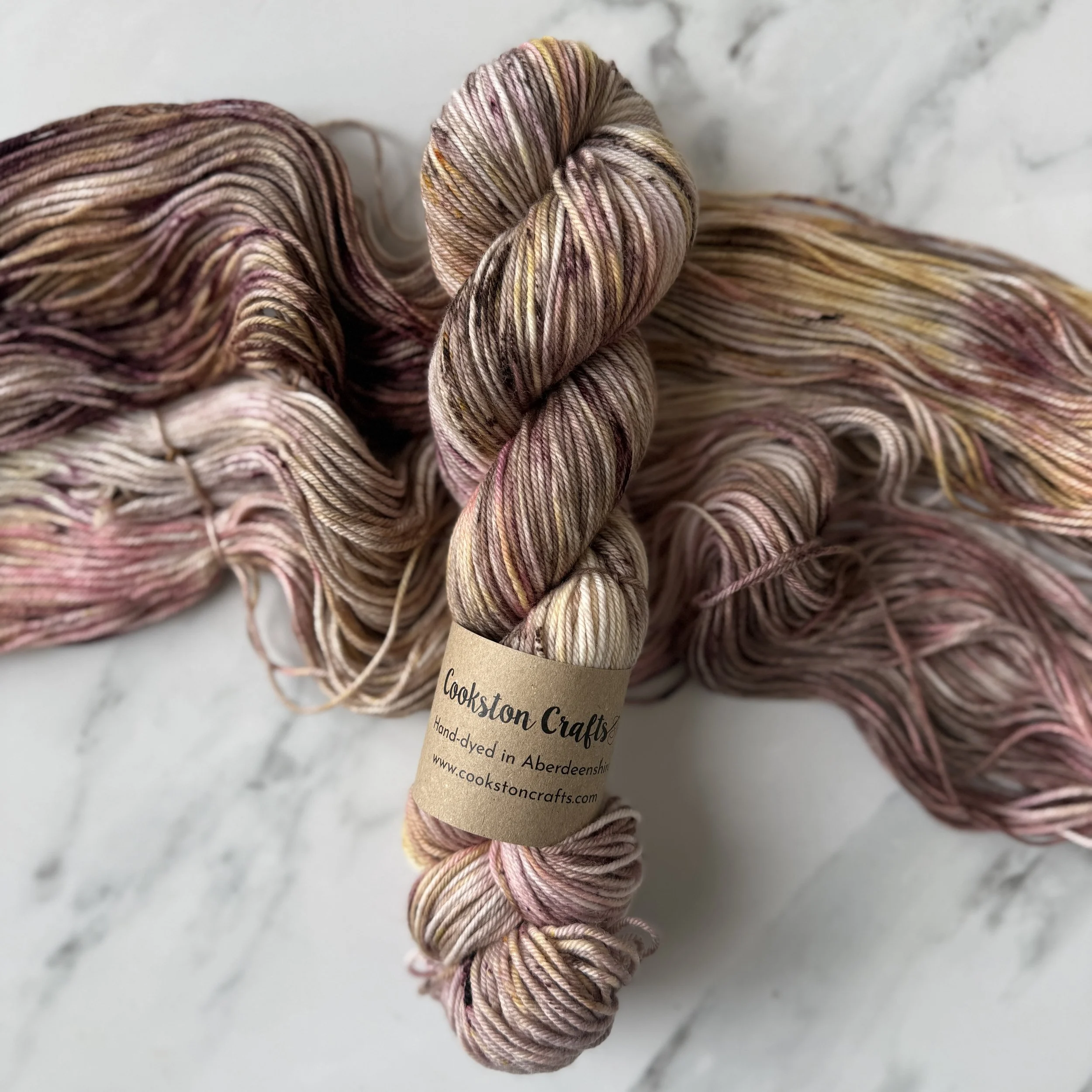 Chocolate Chai - Double Knit Superwash Merino nylon yarn