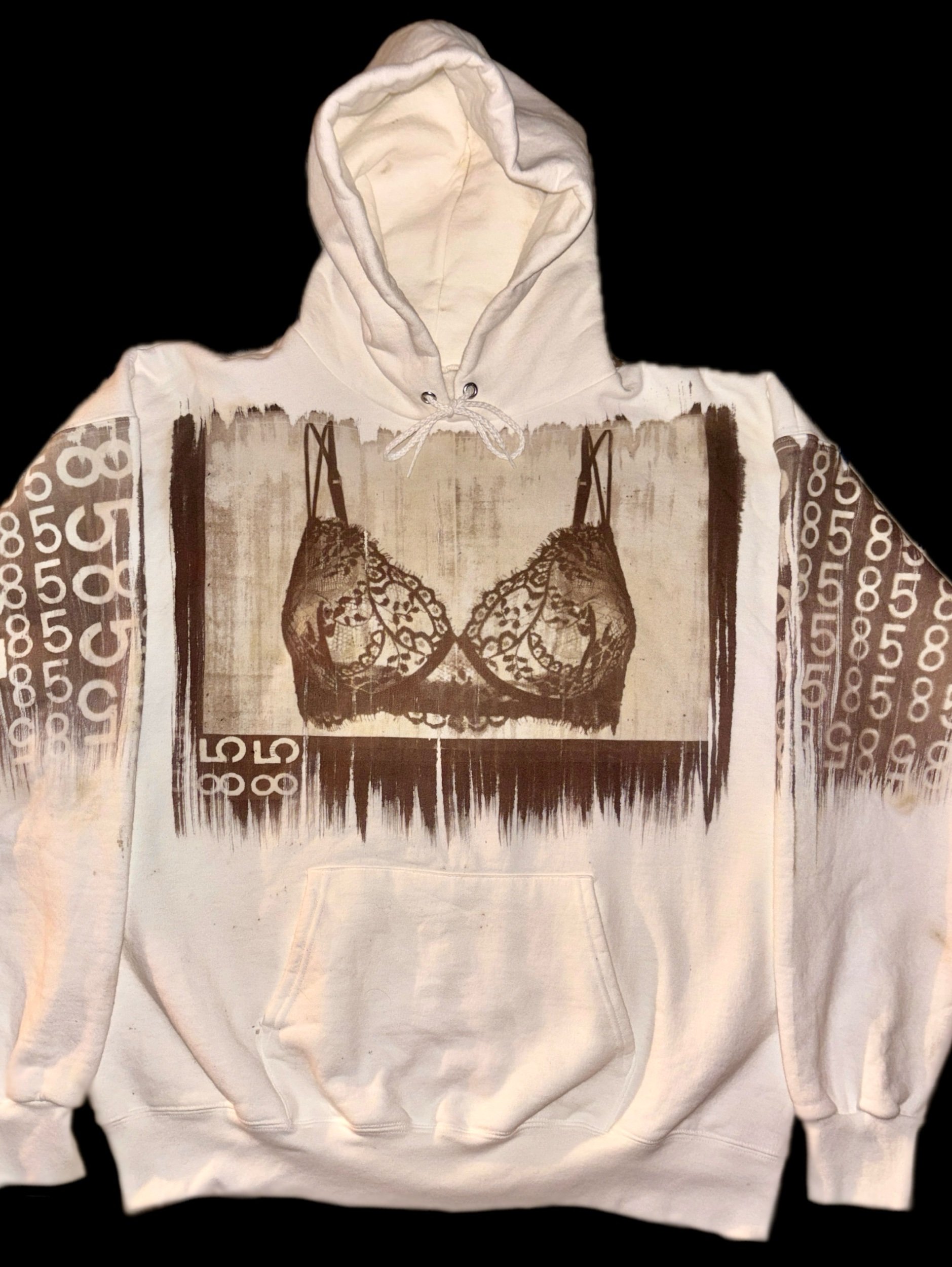 lace bra hoodie