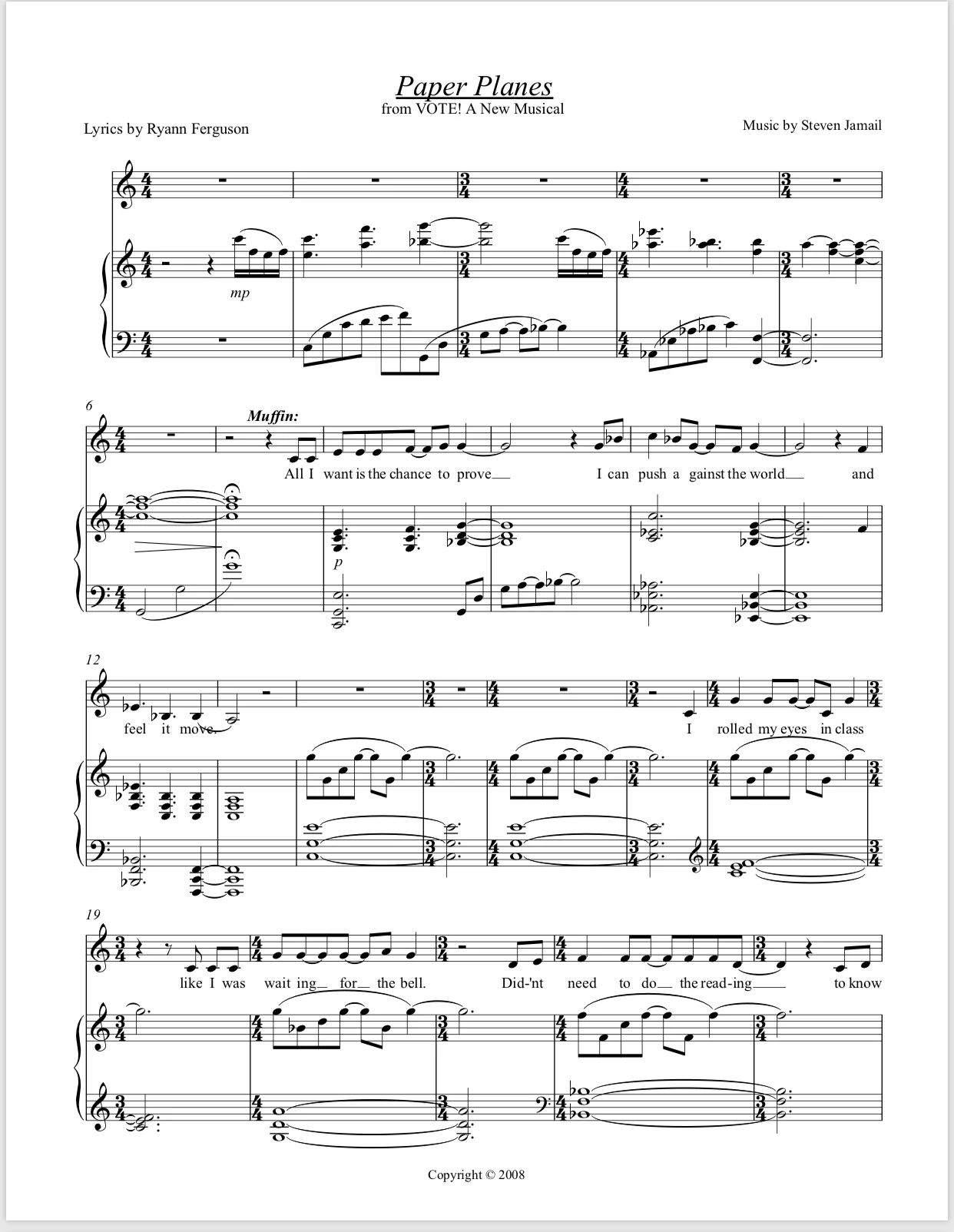 Paper Planes - from VOTE!