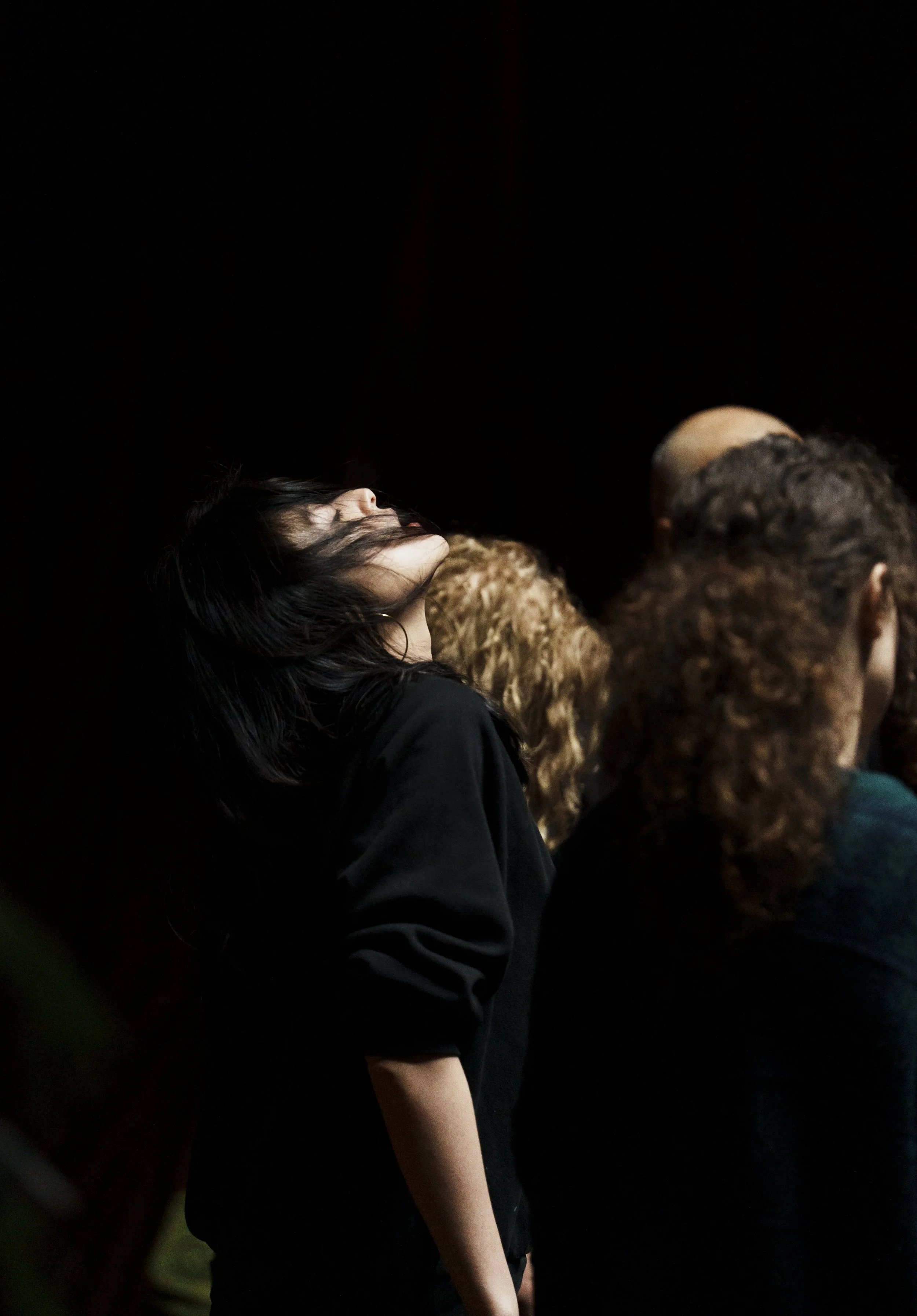 Live performance of a scene from The Naked Woman feature script. March 2025, NYC.  Rehearsal images by Alice Plati