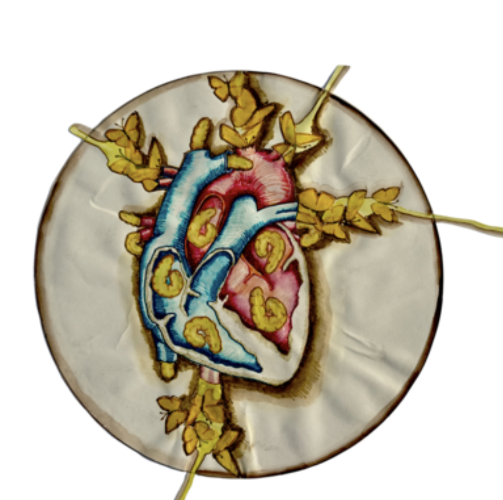 Butterfly Hearts Print