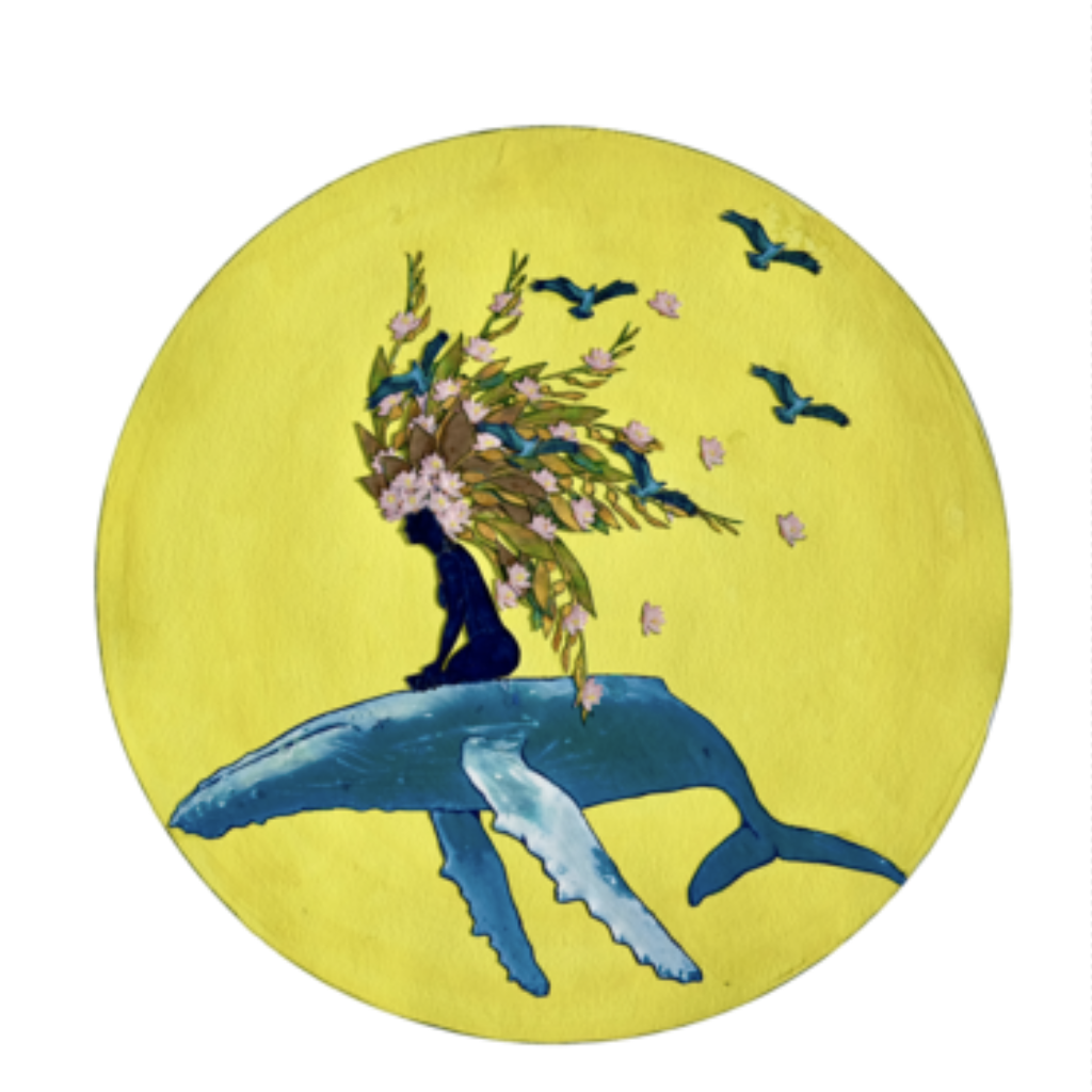 Ride The Whale Print