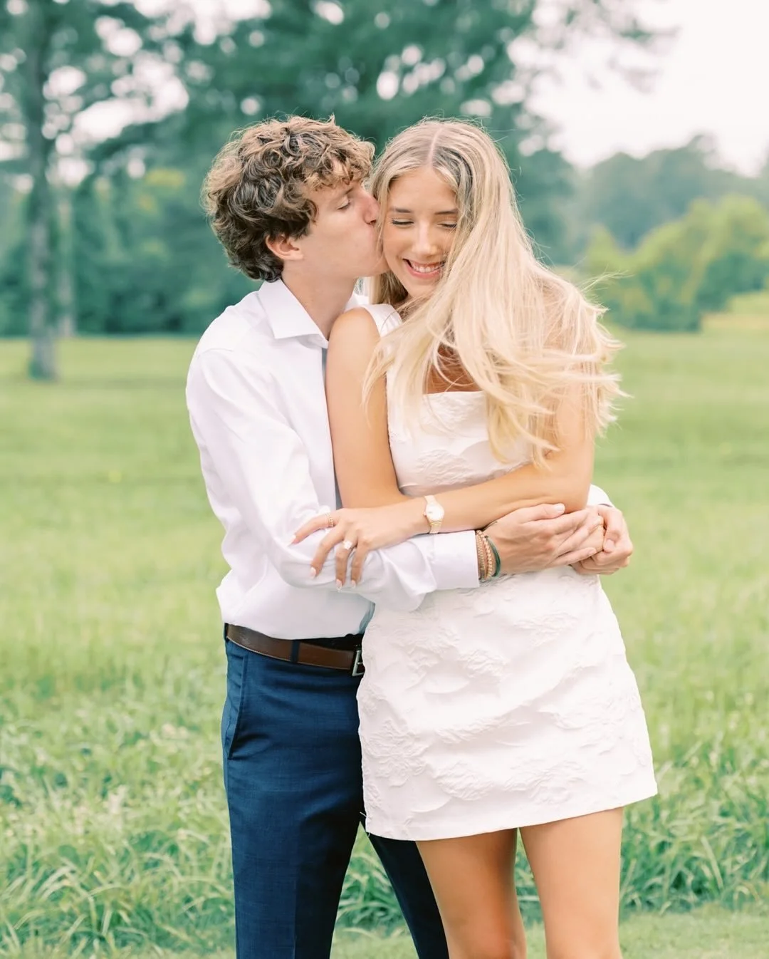 When love, laughter, and a four-legged best friend come together, you get magic ✨
Engagement sessions don&rsquo;t get better than this 💛