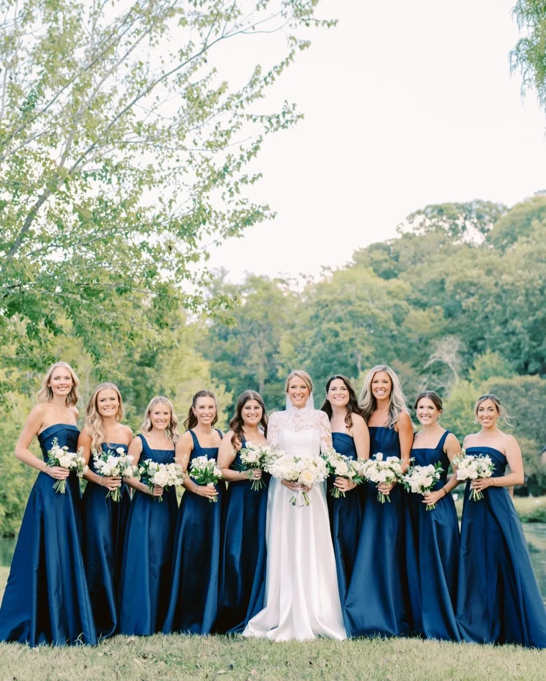 Emily &amp; Caleb tied the knot in beautiful Birmingham 🤍 From a timeless church ceremony to a stunning Vulcan Park reception, every detail felt like a dream. And our favorite part? At the end of the night. Emily grabbed Caleb&rsquo;s hand as they p