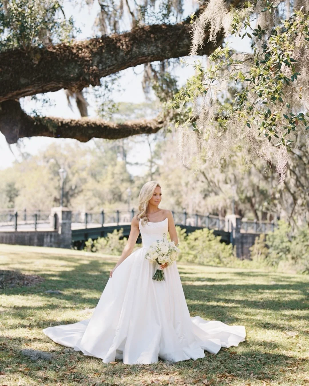 Emily at Palmetto Bluff in March 🤍

She flew us out for her bridal session, and then this past weekend we got to capture her and Parker&rsquo;s entire wedding weekend&hellip; and it was truly magical. They rented out the whole property, every detail