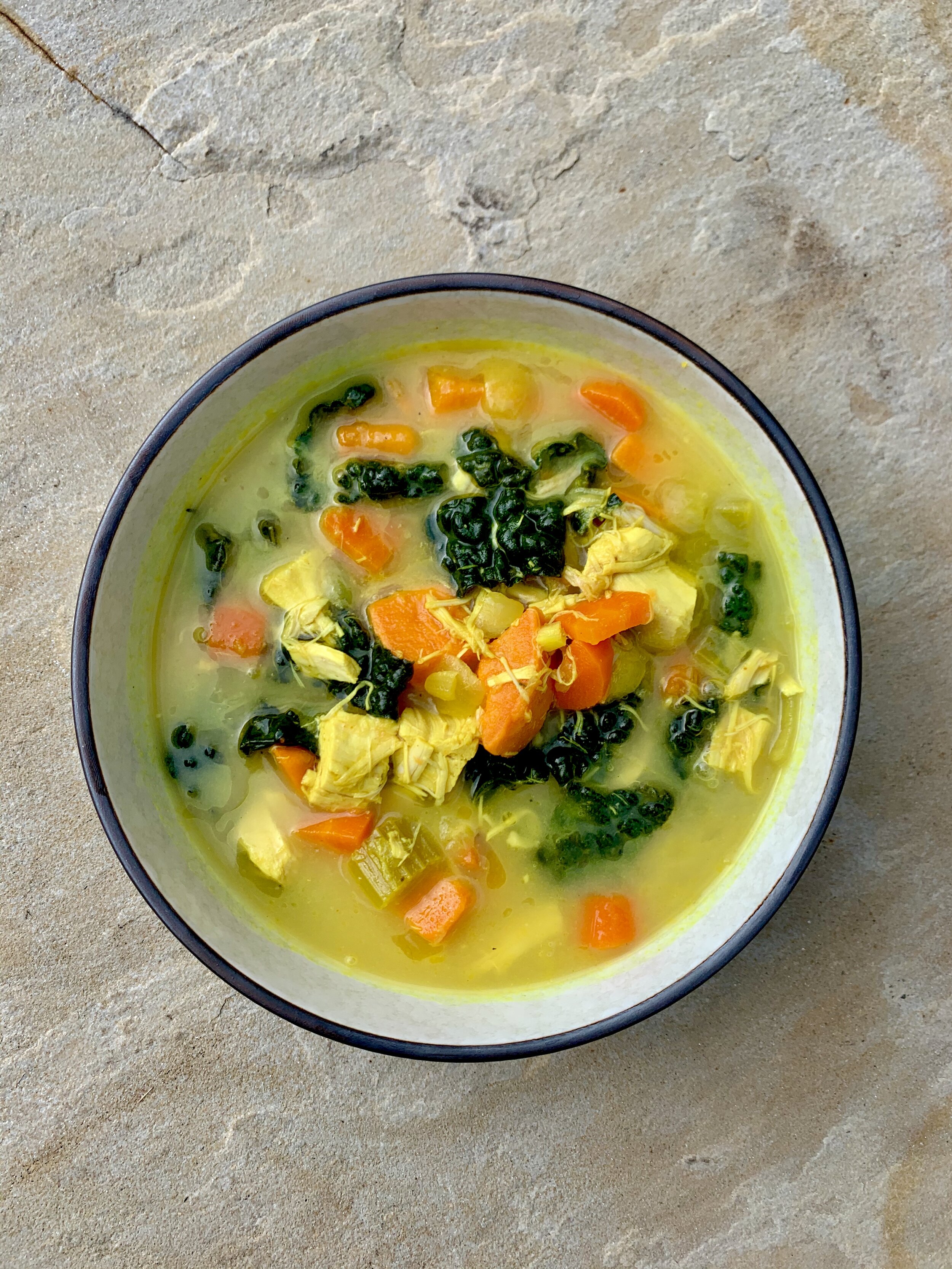 Lemon Turmeric Ginger Chicken Soup 