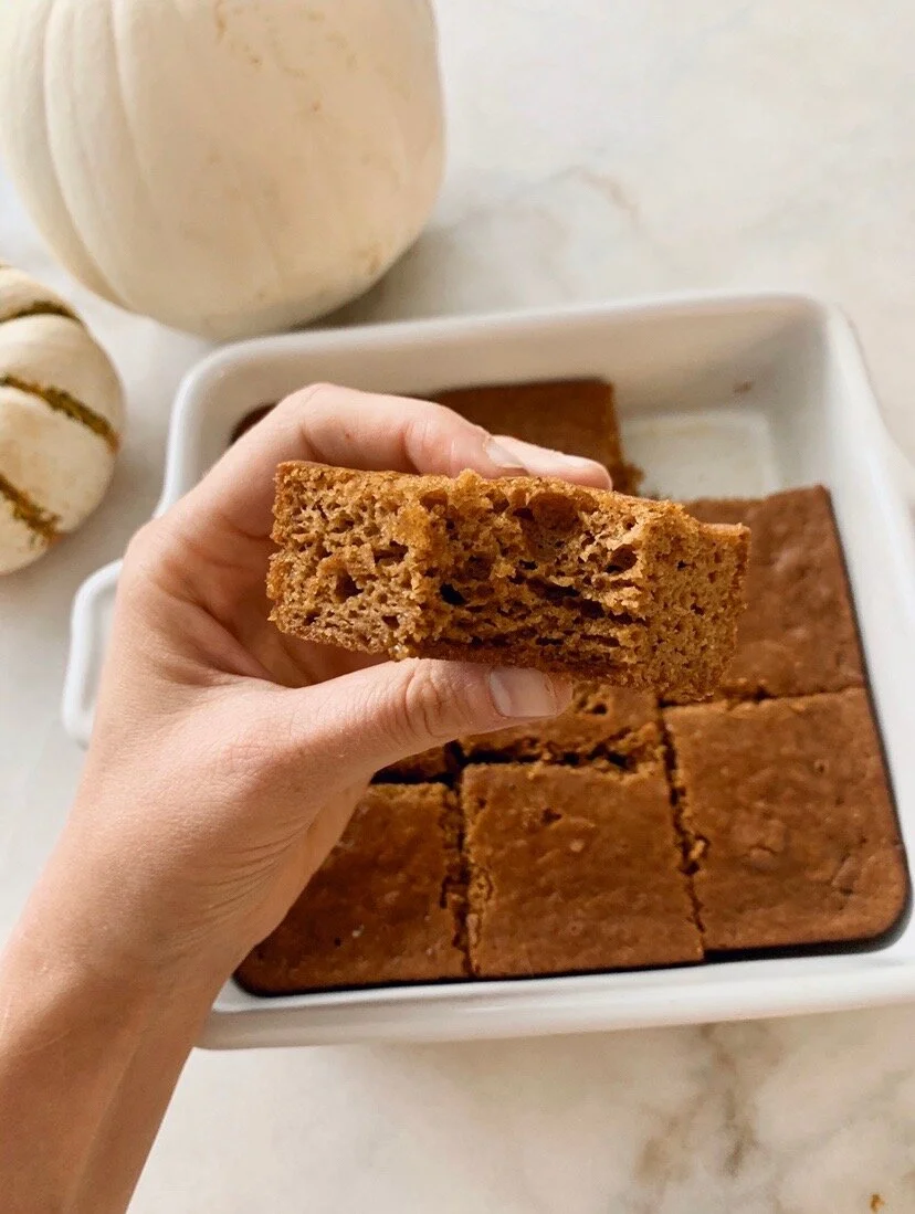 PUMPKIN BARS (grain free)