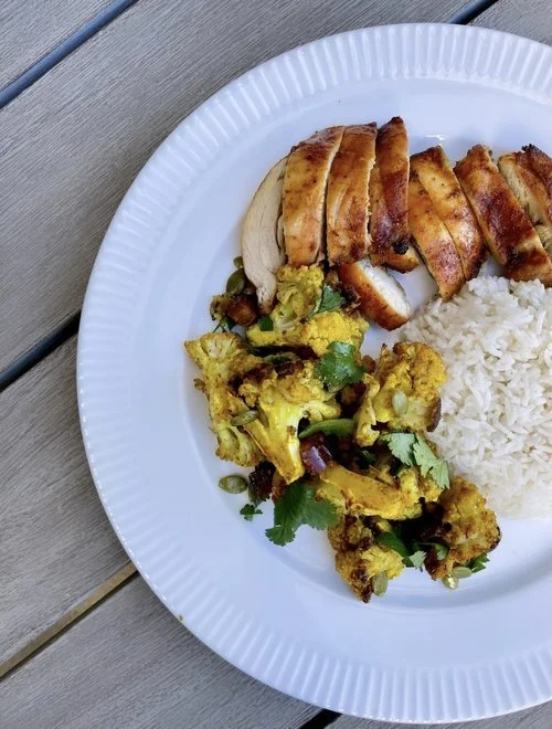 Curried Chicken and Cauliflower&nbsp;