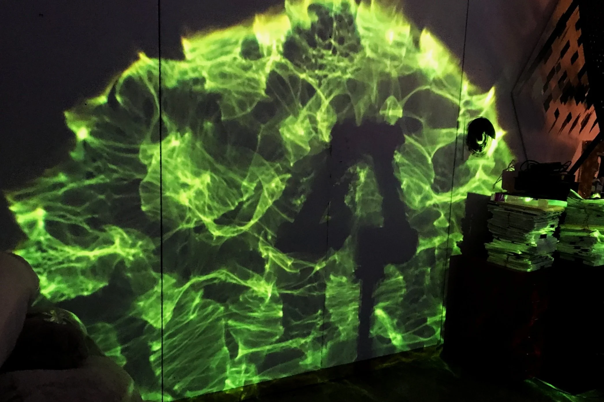 LumaBot: An Immersive Interactive Art Installation