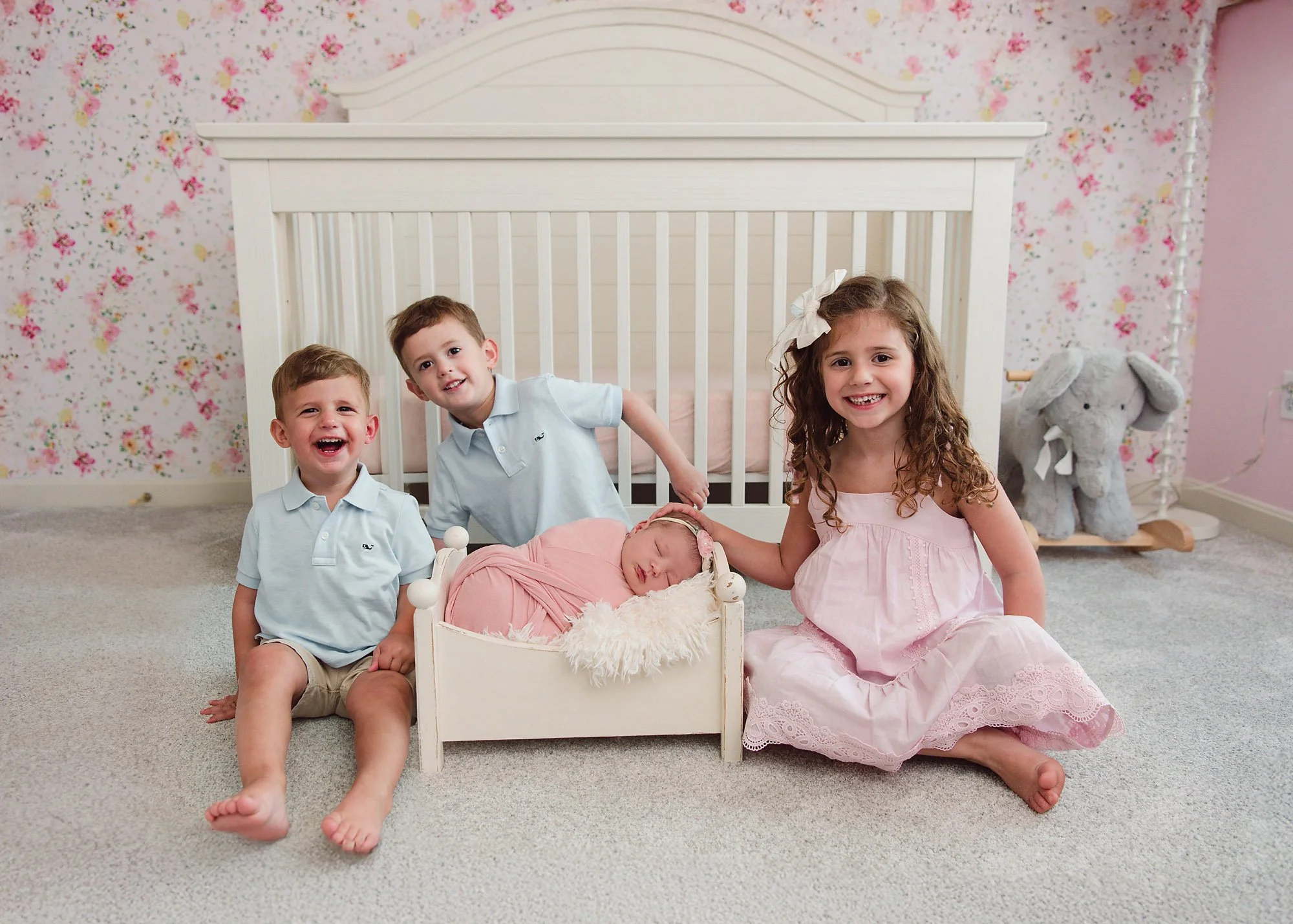 Serena | Combo Studio-At Home Session | Allison Park Newborn Photographer