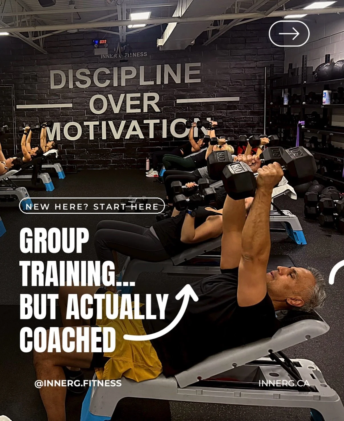Start here if you&rsquo;re new 👋

Group training, but actually coached. Classes cap at 16 people, so our coaches can watch your reps, fix your form, and track your progress week to week.

Try a week of unlimited classes for $30. There&rsquo;s no aut