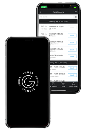 The Inner G app on a phone
