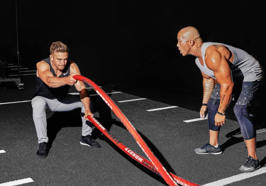 A coach training a client one-on-one