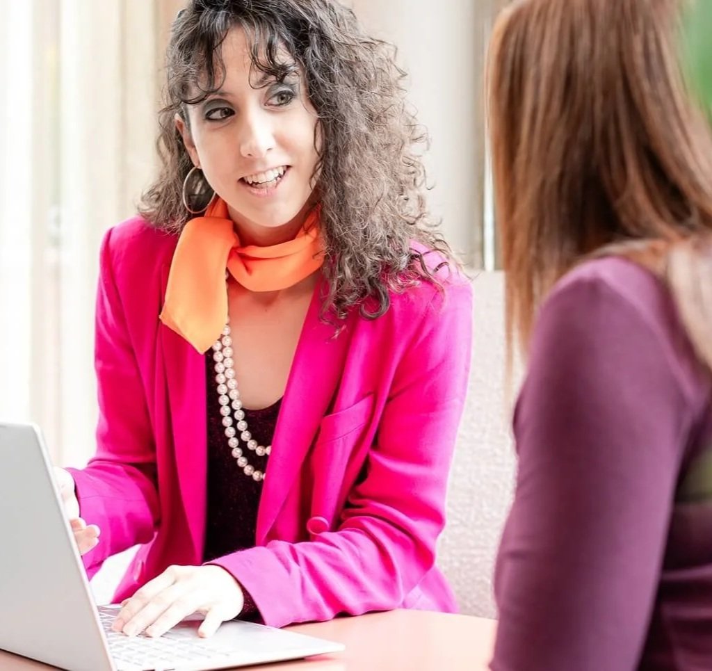 Giada training a client