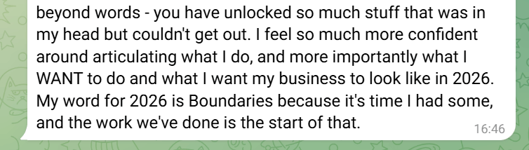 screenshot from Telegram