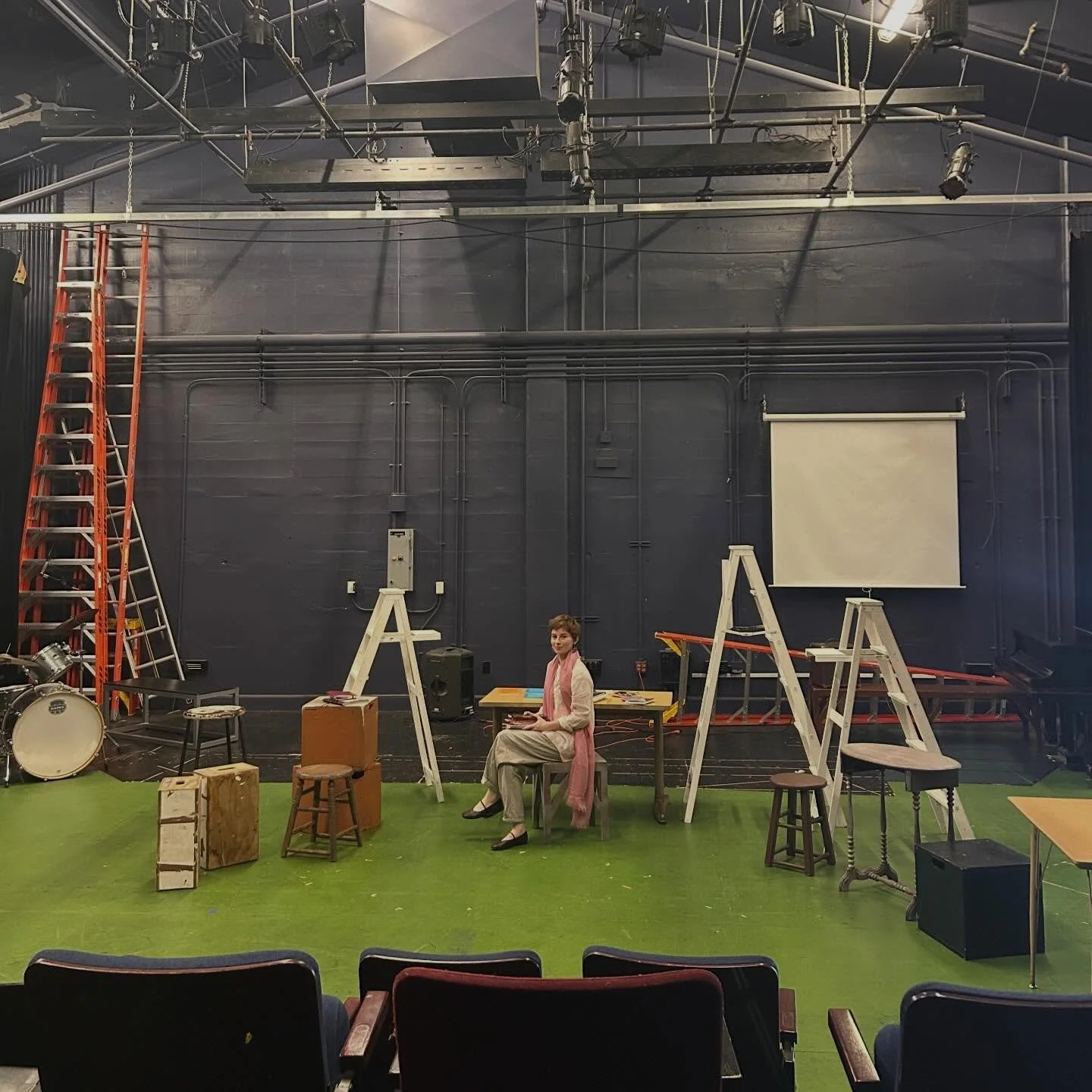 My haunt! 

A few days until my fourth guest teaching year at @ctetamdrama is closed out. 🎭 Ever grateful to this community of students, colleagues, mentors and families for another year of joy and alchemy. 

Ensemble-minded work, the sacred fun of 