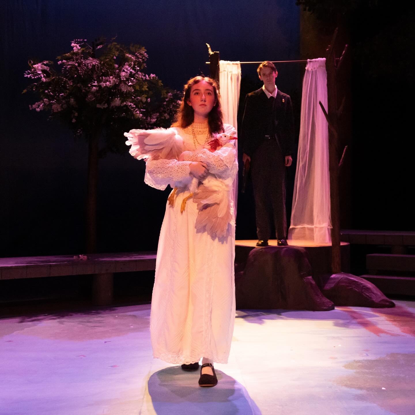 Tonight is the closing performance of Chekhov&rsquo;s The Seagull, 7:00pm @ctetamdrama 🪶 Come support student-run theater! Excellent student work onstage and behind the scenes.