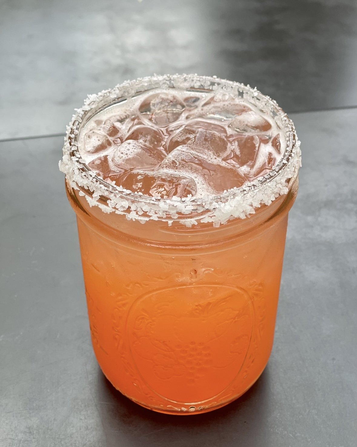 jar, strawberry margarita