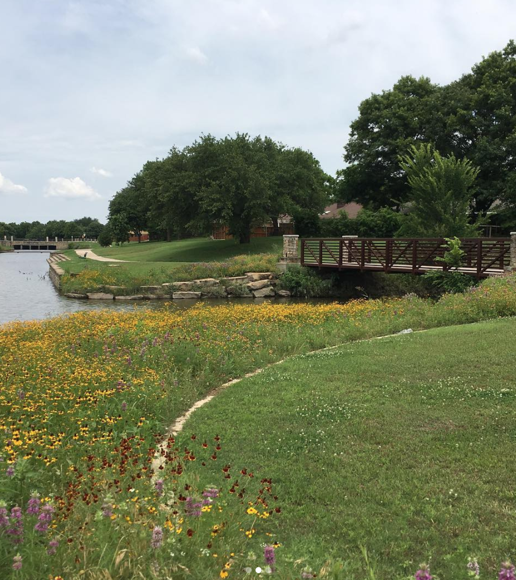 The view from the A.C.W.A. Tulsa branch located on the Riverwalk in Jenks, OK.